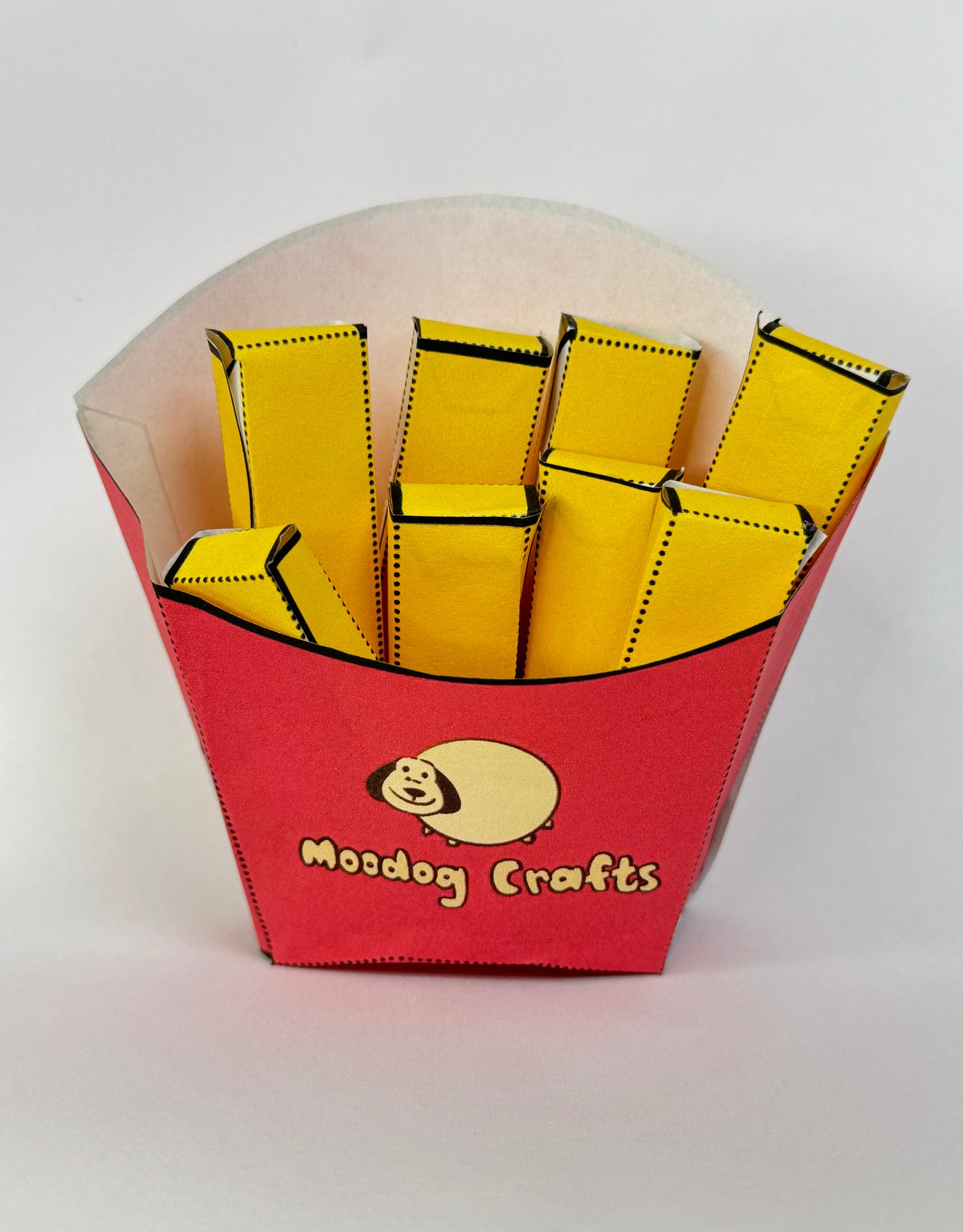Paper French Fries Template PDF