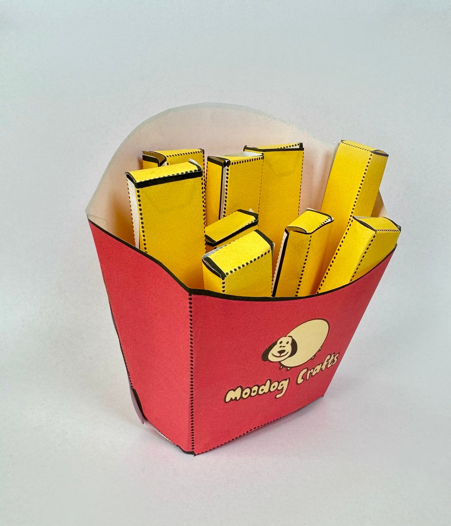 Paper French Fries Template PDF