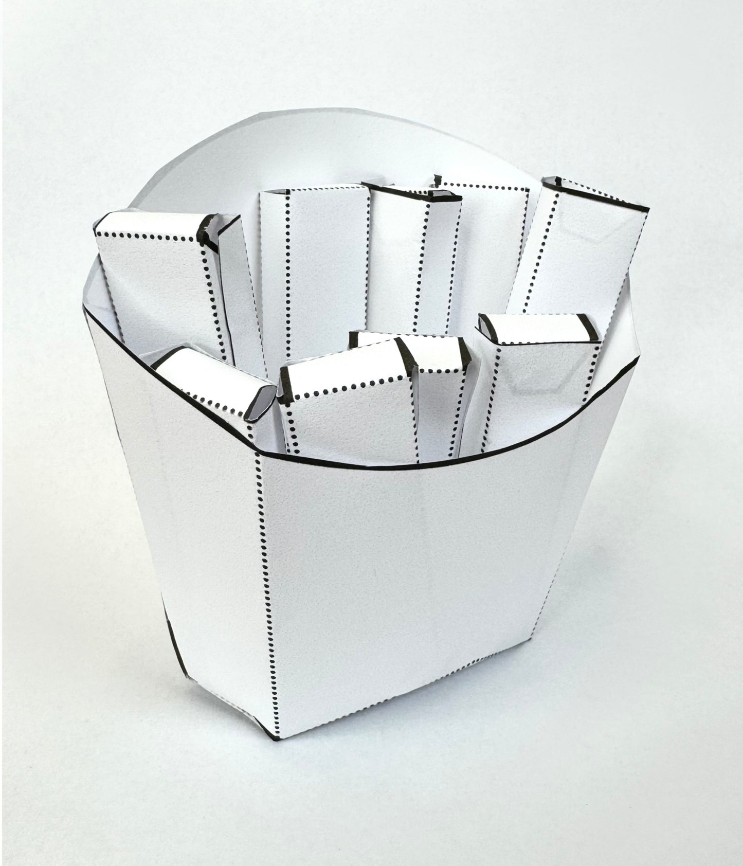 Paper French Fries Template PDF