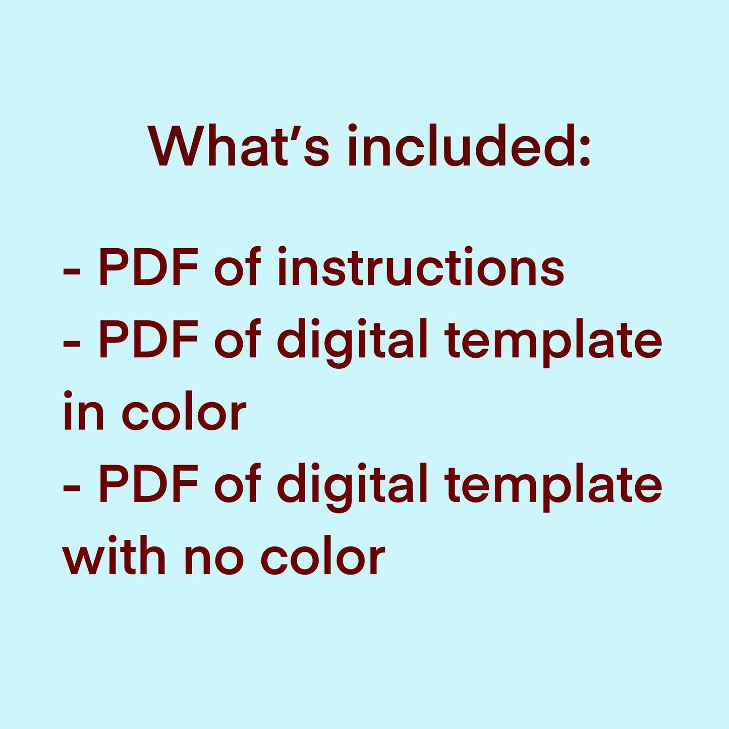DIY Paper Burger Template PDF