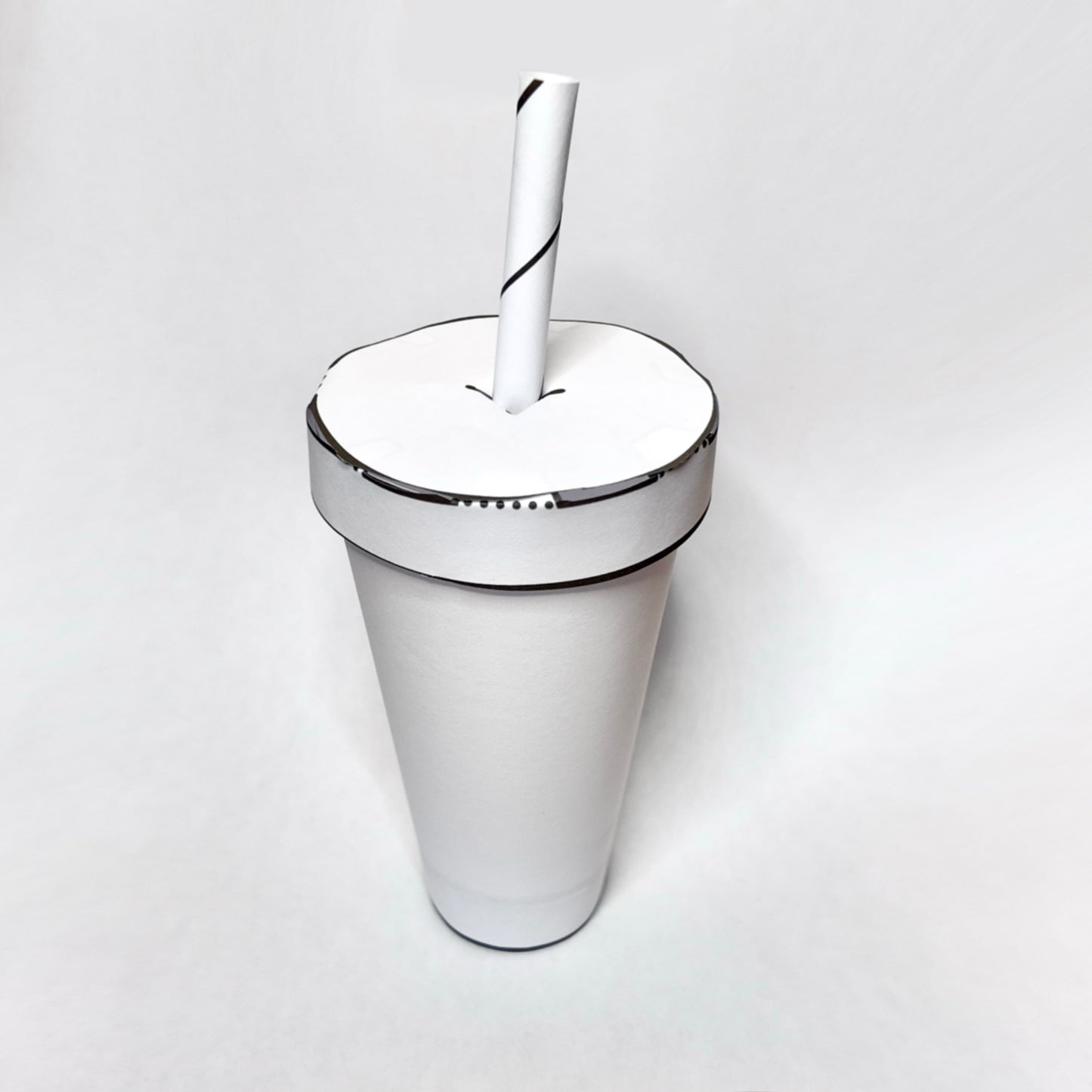 Paper Soda Template PDF